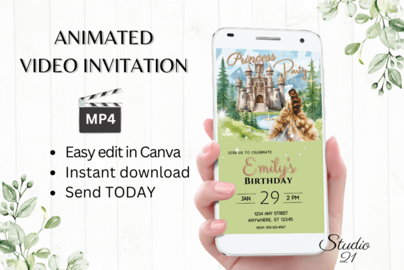 Download Princess Birthday Invitation - Girl - Invitation Collection