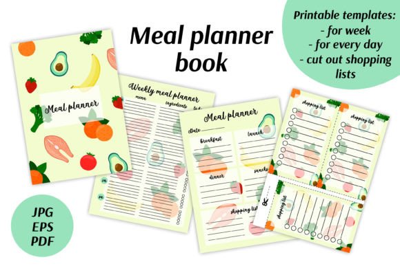 Download Meal Planer Book | Printable Templates - Printable Collection