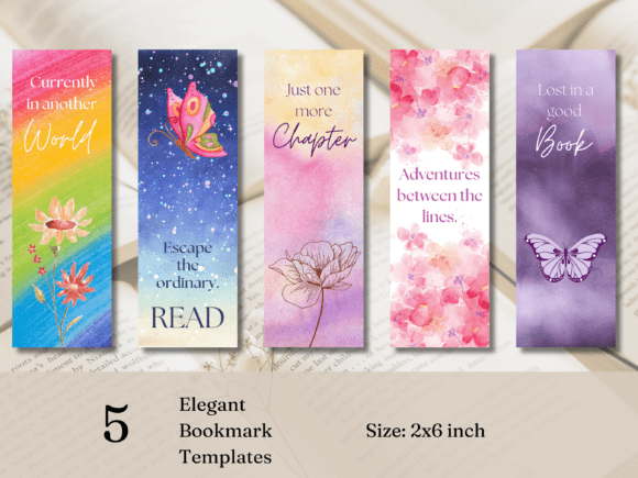 Download Canva Bookmark Printable Templates - Printable Collection