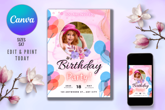 Download Digital Birthday Party Invitations - Invitation Collection