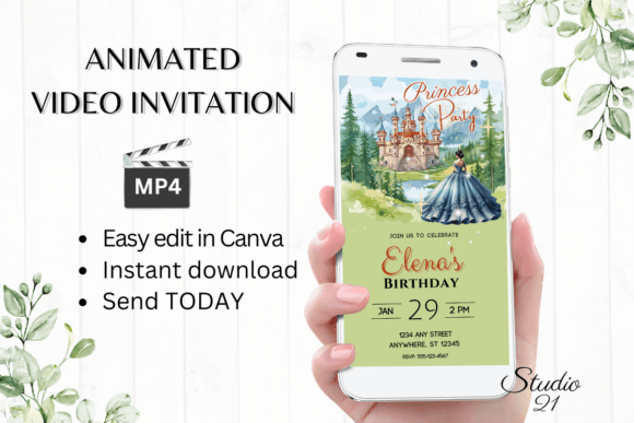 Download Princess Birthday Invitation - Girl - Invitation Collection