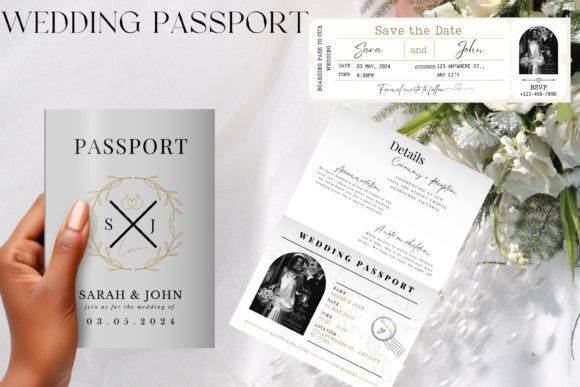 Download Wedding Passport Invitation Template - Invitation Collection