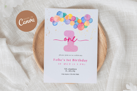 Download Pastel Birthday Invitation Canva - Invitation Collection