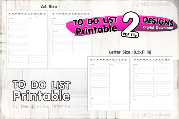 Download Colorful to-Do List Printables Template - Printable Collection