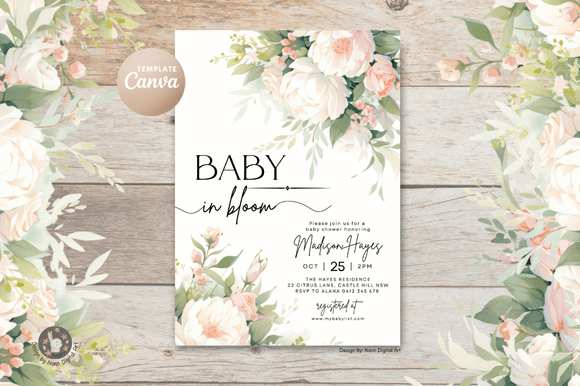 Download Invite Card Printable Canva Template - Printable Collection